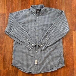 Abercrombie & Fitch Blue Gingham Button Down Shirt